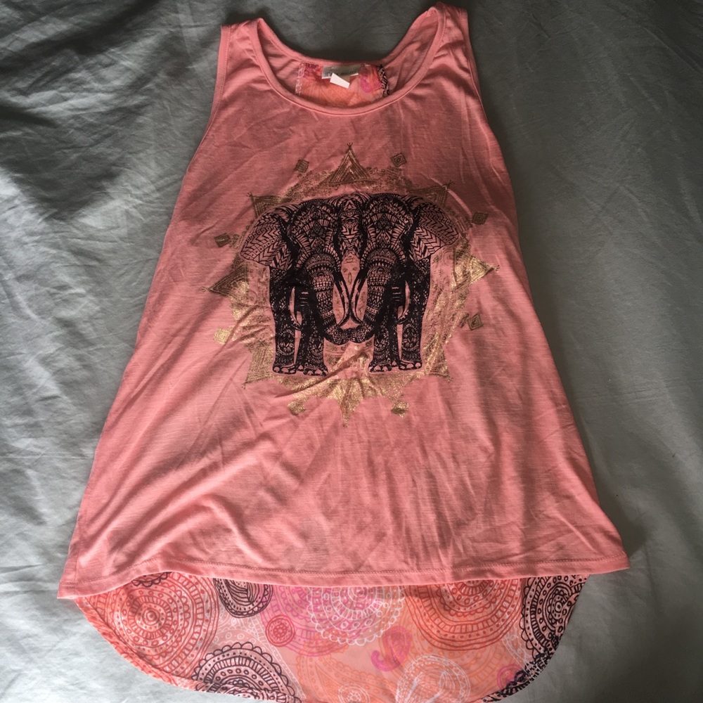 NWT Elephant Tank w Crossed Back
